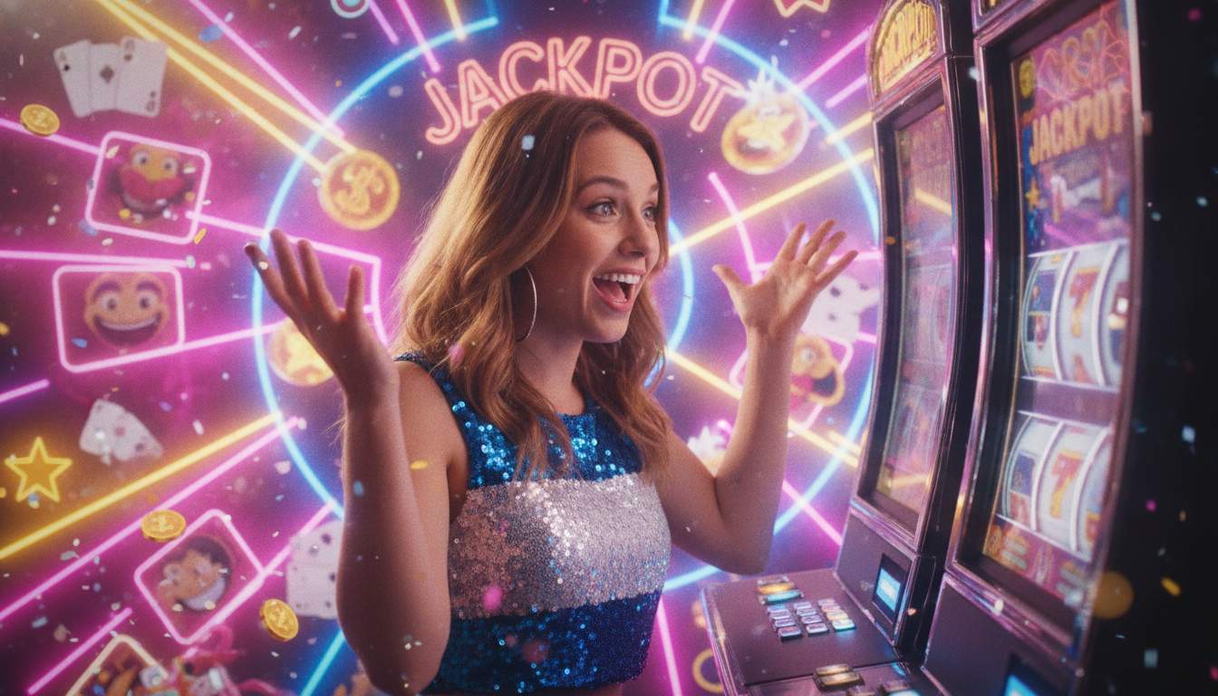 1redbetcasino Tragamonedas Mujer jugando tragamonedas en 1redbetcasino